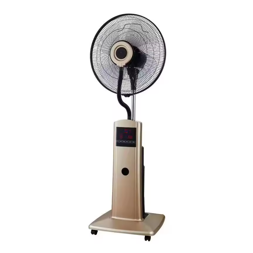 High Quality Stand Fan 16 pedestal fan Domestic Standing Humidifier Mist Fan With Remote