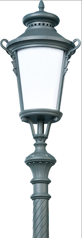 罗马复古雕花扭纹景观路灯-DH庭院灯