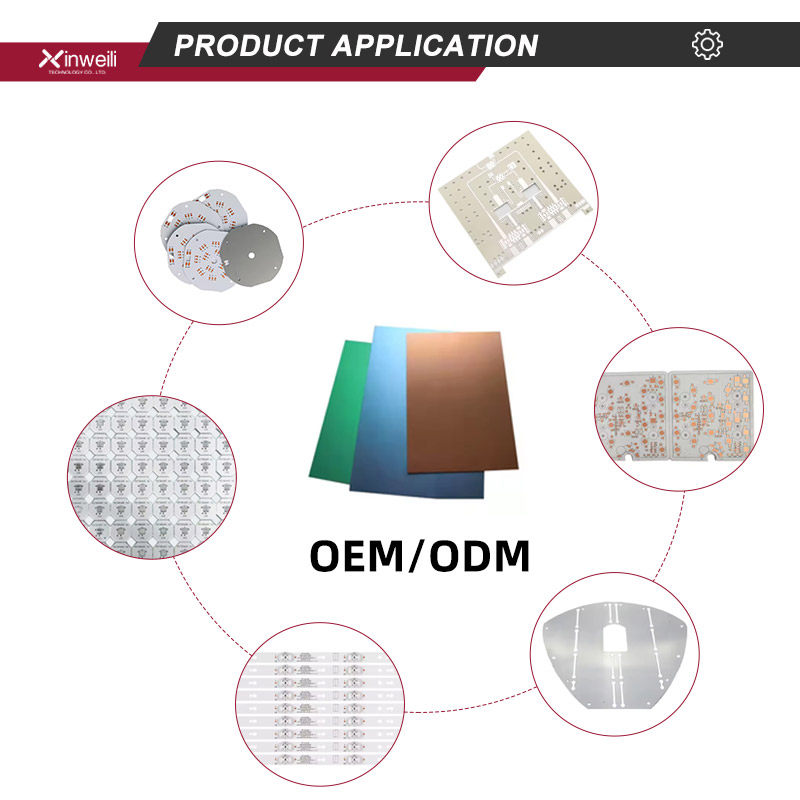 aluminum board copper base ccl mcpcb sheet mcpcb manufacturer