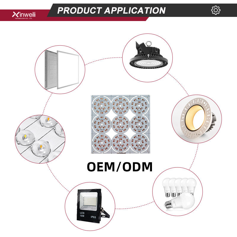 Led Matrix Pcb Circuit Board With Aluminum Material