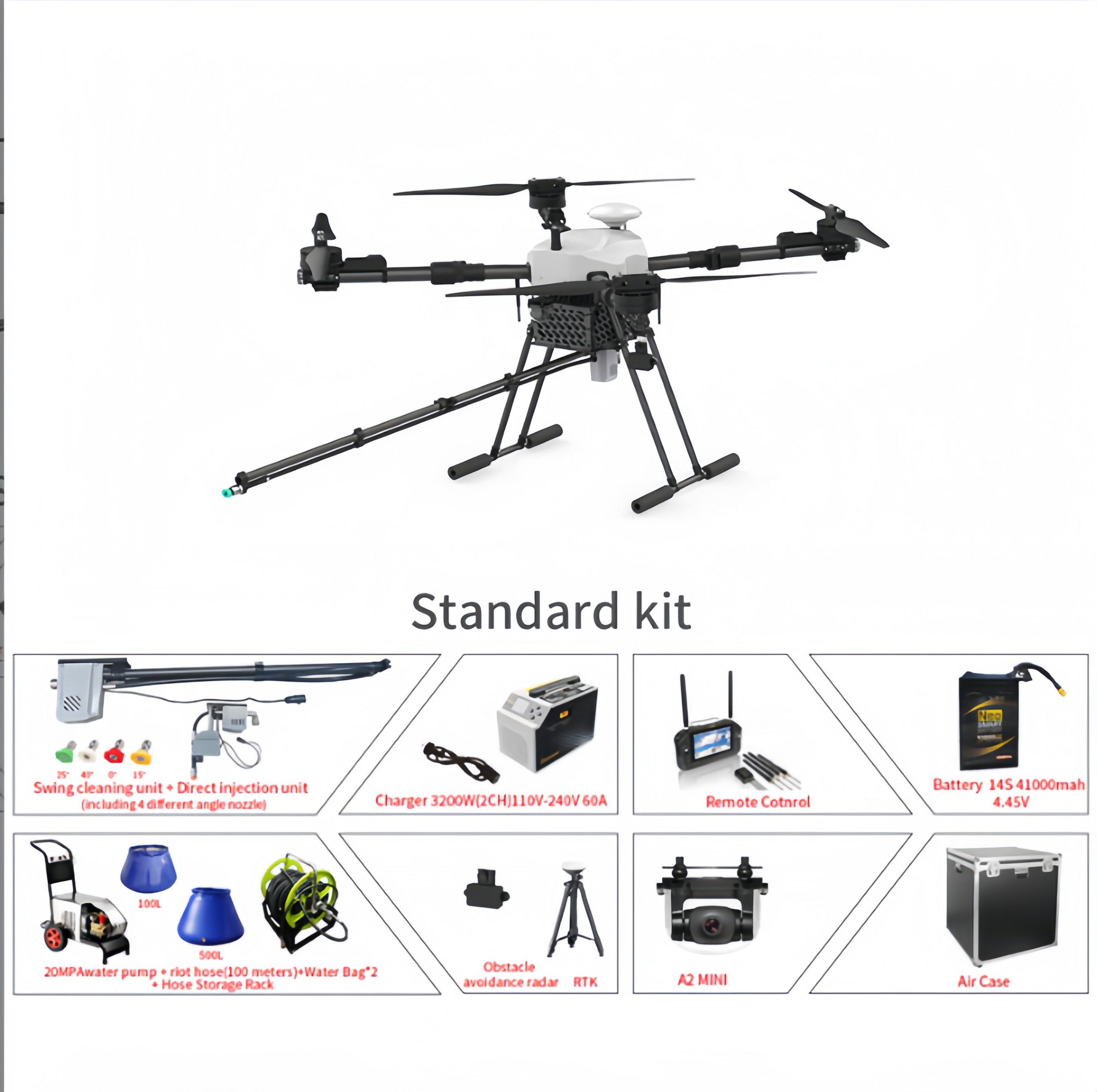 D15R Series Cleaning Drone[Vertical Path]