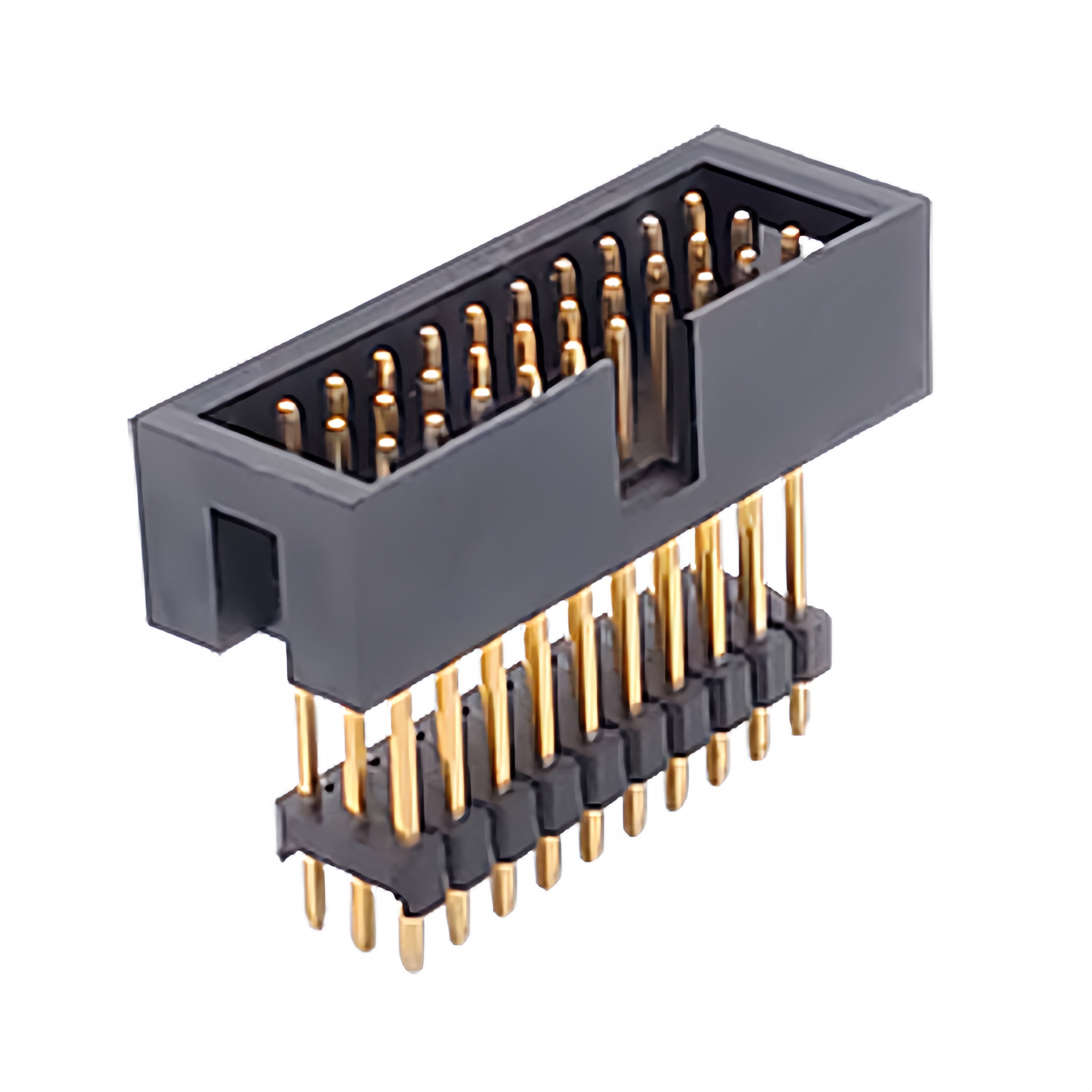 PH2.54mm Box Header,3*xxPIN,PA6T