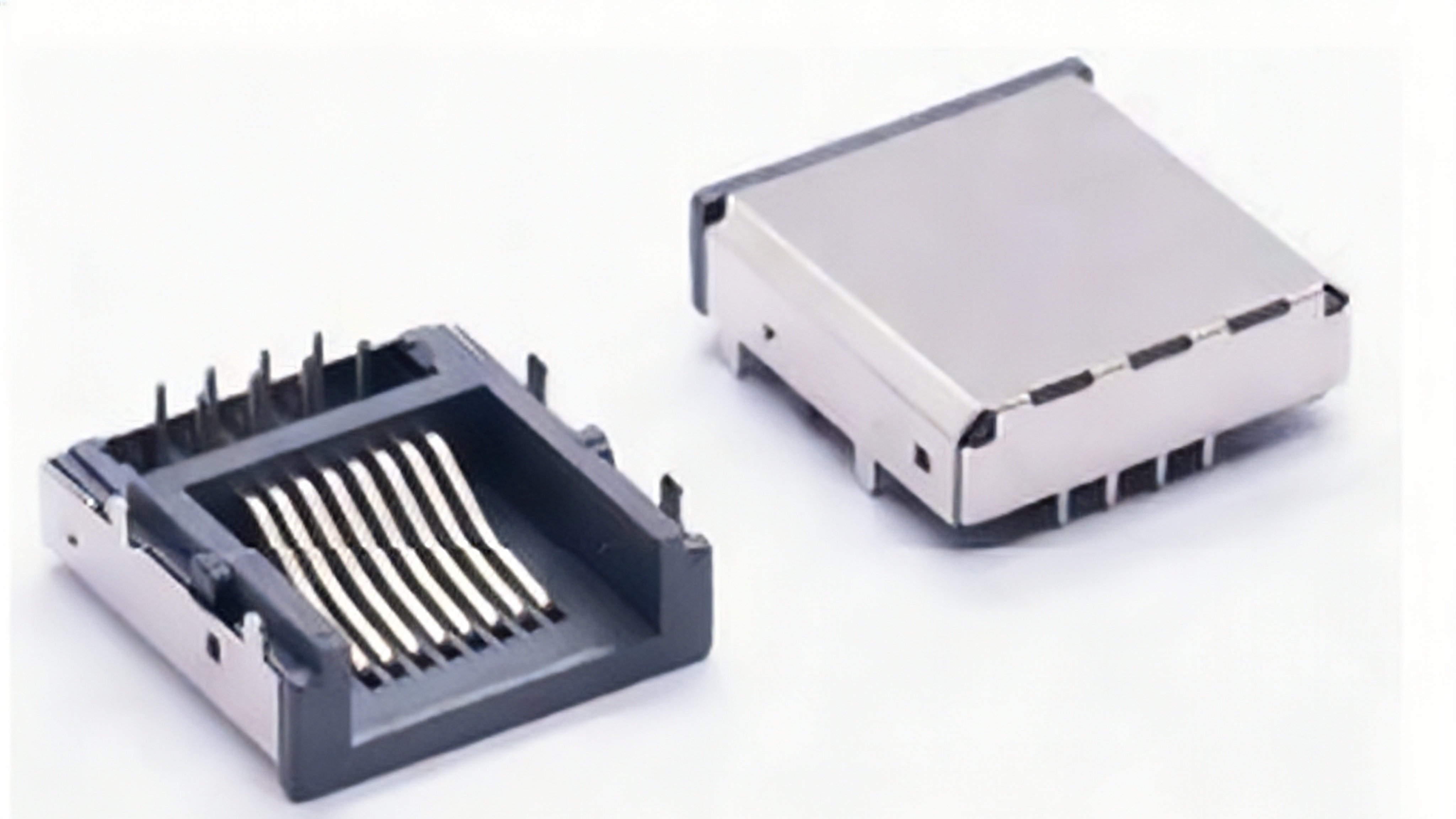 RJ45 Socket,Half-side structure,Sunk plate 4.6mm,DIP