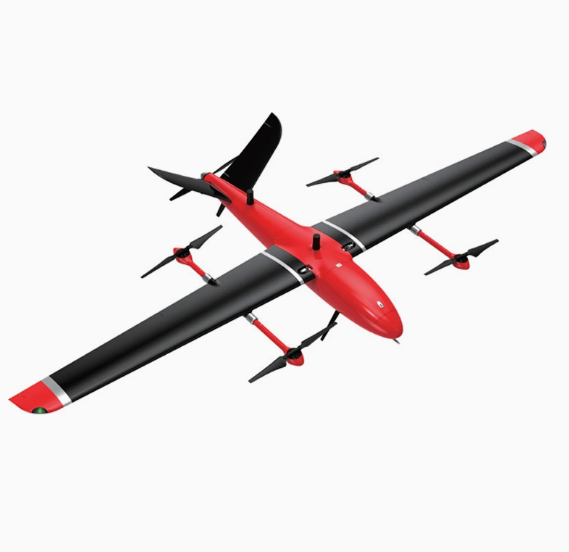 Long-endurance Remote-controlled VTOL Hybrid-Wing Inspection UAV