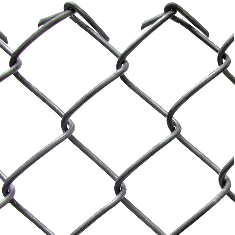 Galvanized and PVC coated diamond shape chain link fence