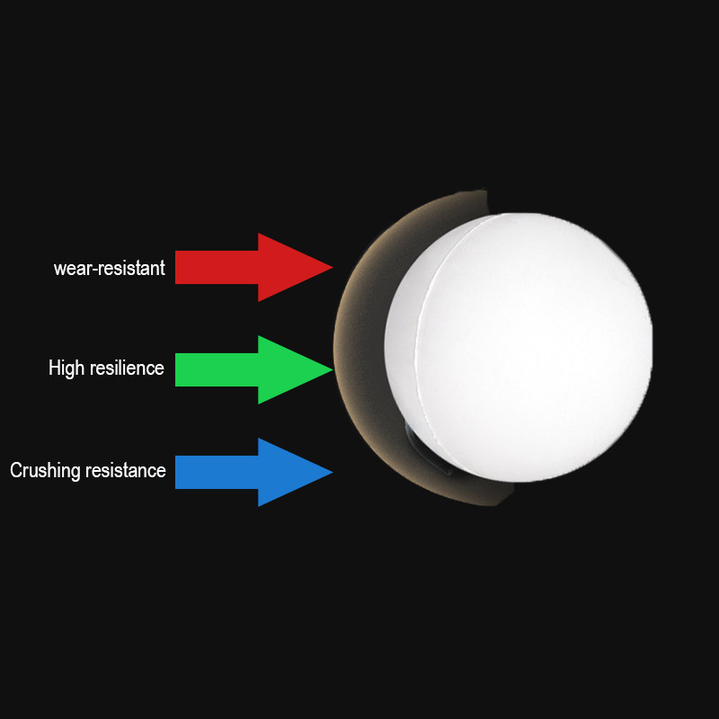 Silicone rubber balls