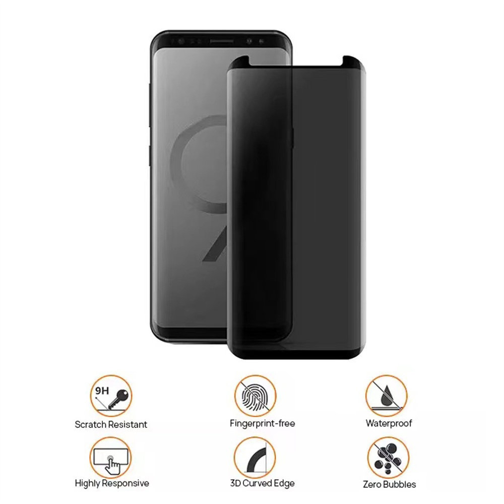 Privacy/Anti Peep/Anti-Spy Tempered Glass Protector for Phones