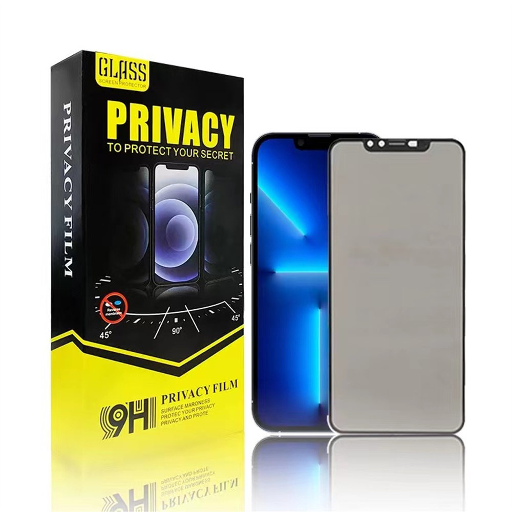 Privacy/Anti Peep/Anti-Spy Tempered Glass Protector for Phones