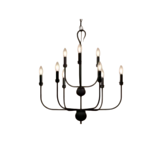 FCYC005 Modern Simple Light Luxury American Iron Chandelier Living Room Dining Room Bedroom Lamp Farmhouse Balcony Aisle Light Fixtures