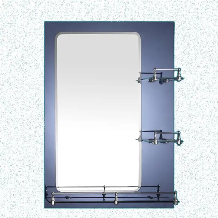 New Prodducts Plum Bathroom Hotel Pattern figured mirror salon beauty price cheap for decor