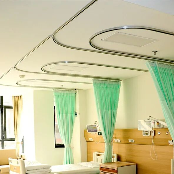 明装式床帘及输液轨道