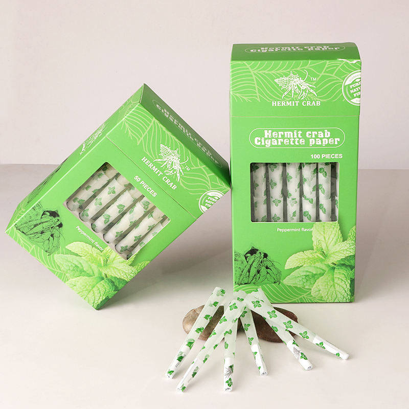 Wholesale Organic Pre Rolled Cones for Smoking Biodegradable Eco-friendly unbleached tube Hermit Crab Wholesale Organic Pre Roll