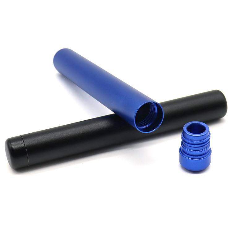 Aluminum alloy storage tube with circular metal storage tube, moisture-proof and drop proof sealed tube storage