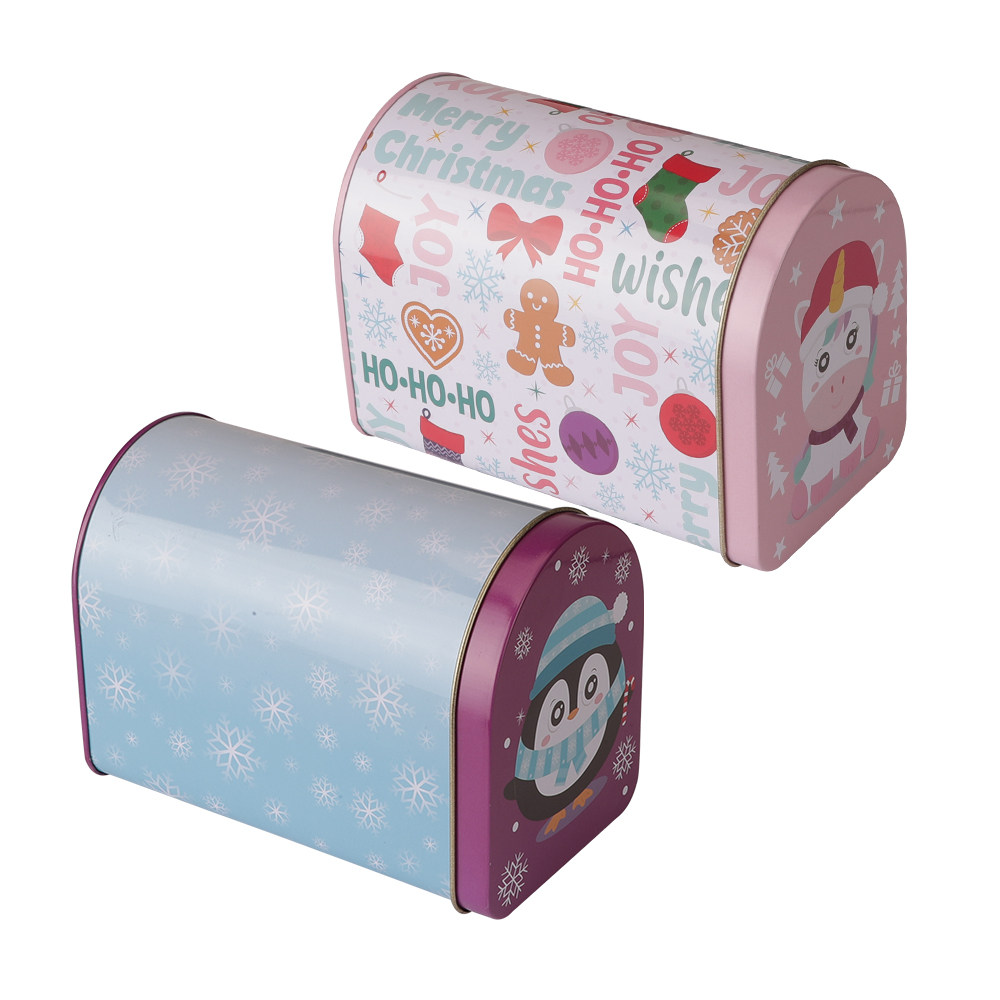 Christmas gift cherry blossom jar House post box jar Gift storage jar