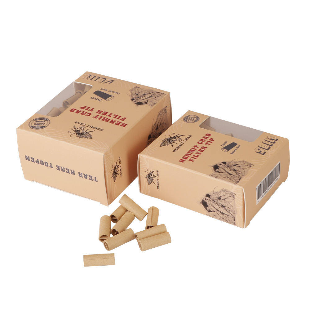 Quick customization of natural refinement tobacco Pre roll head, 100-150 filters per box of paper