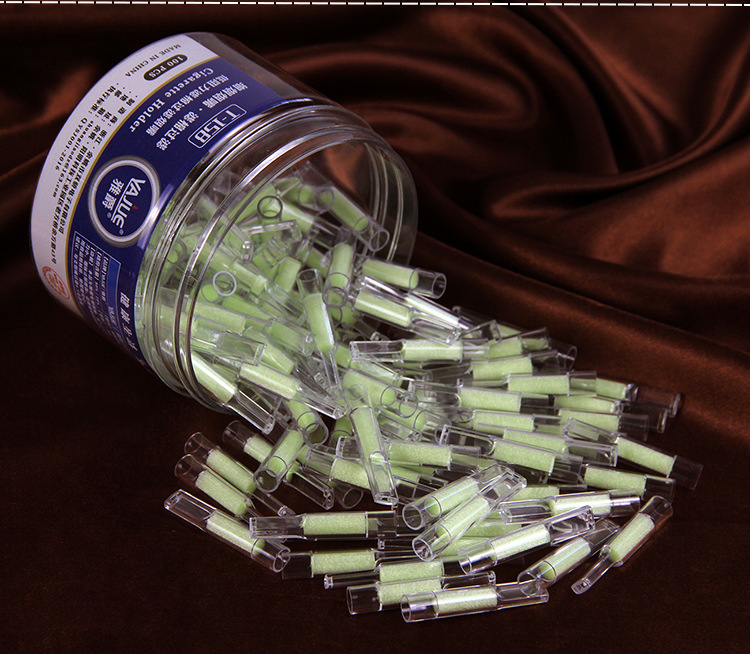 Hermit crab tobacco disposable cotton filter for fine cigarette holder