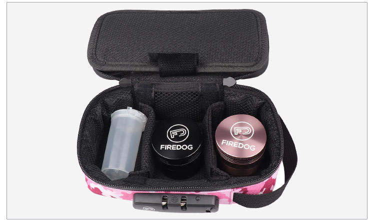 FIREDOG Smell Proof Case Smoke Custom Safe Travel Odor Proof Pouch Box for Herb Carbon Stash Case with Lock Smell Proof Bag