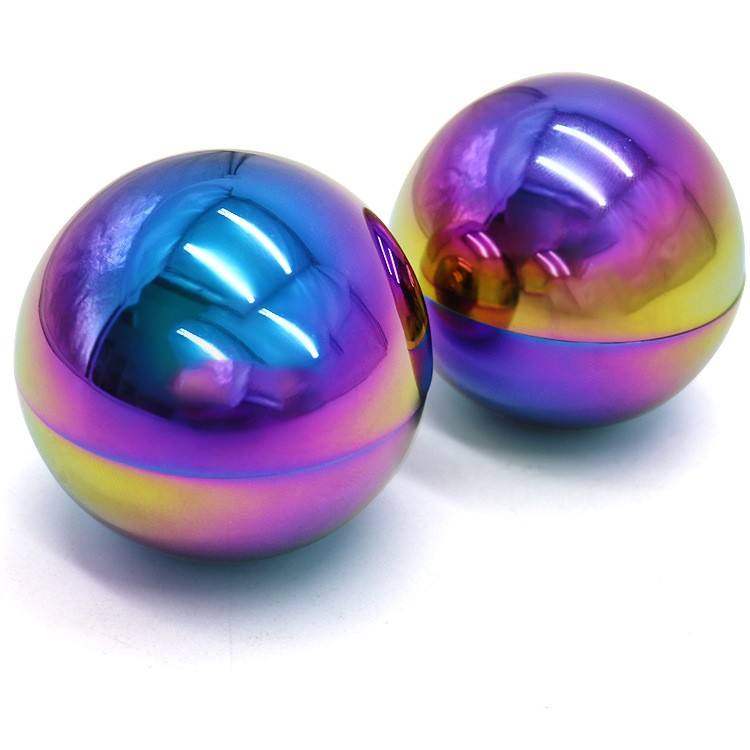 Hermit crab tobacco spherical colorful zinc alloy three layer 50mm manual herb grinder tobacco smoke crusher Smoke Grinder