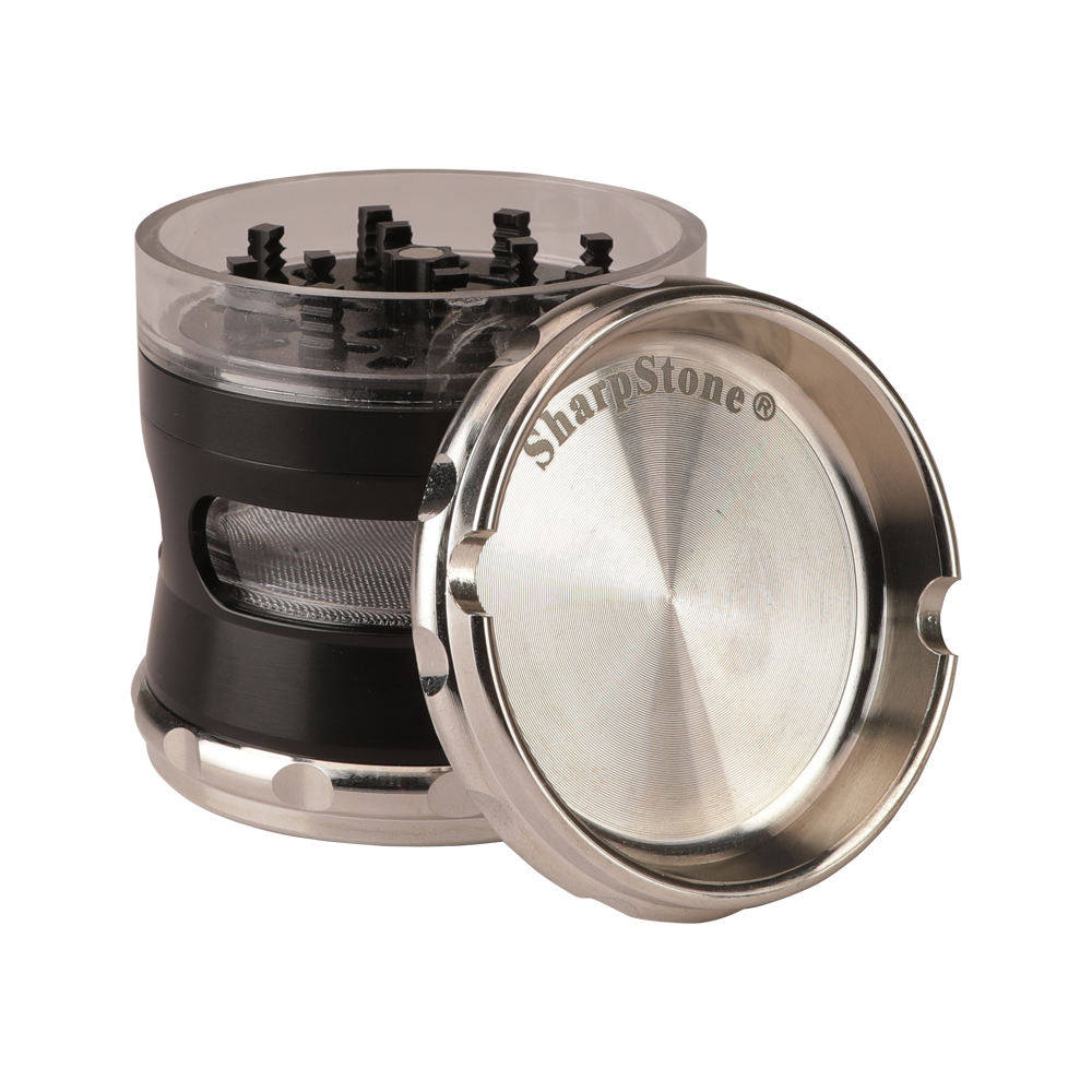 Hermit crab tobacco grinder 63mm ashtray waisted three eyes zinc alloy manual herb grinder