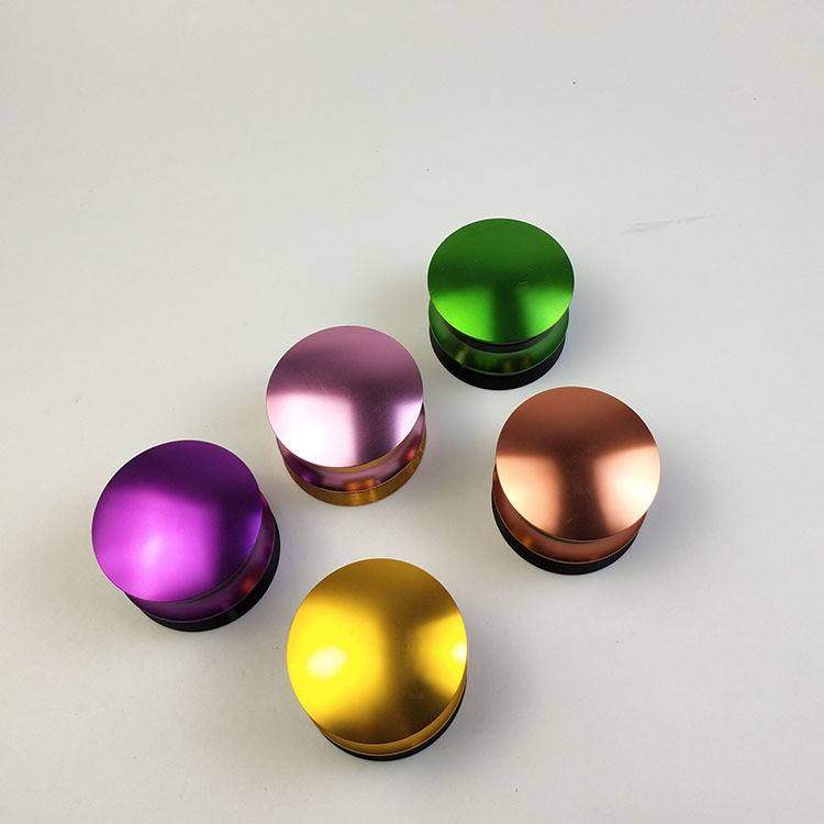 Cross-border new smooth diameter 63MM aluminum alloy smoke grinder foreign trade four layer smoke crusher Grinder