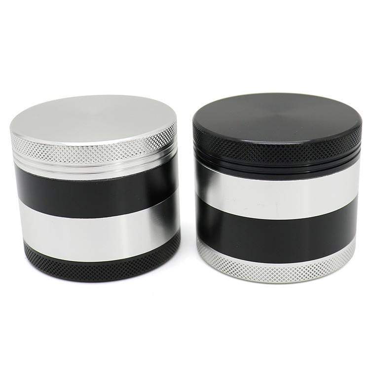 Hermit crab tobacco plate diameter 55mm-4 layers of spliced aluminum alloy manual herb grinder