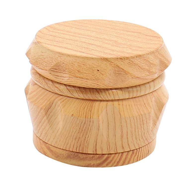 New manual herb grinder 4-layer drum wood diameter 40/55/63mm wood smoke mill