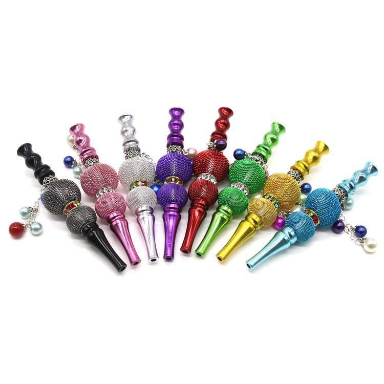 Cross-border fashion lantern beads cigarette holder lady, multi-colored lantern pendant cigarette holder pipe accessories