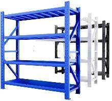 Customized 5-Layer Industrial Workshop Display Iron Shelves Factory Supplied Light Iron Storage Rack for Warehouse Use  100*55*135cm Load Capacity:200KGS