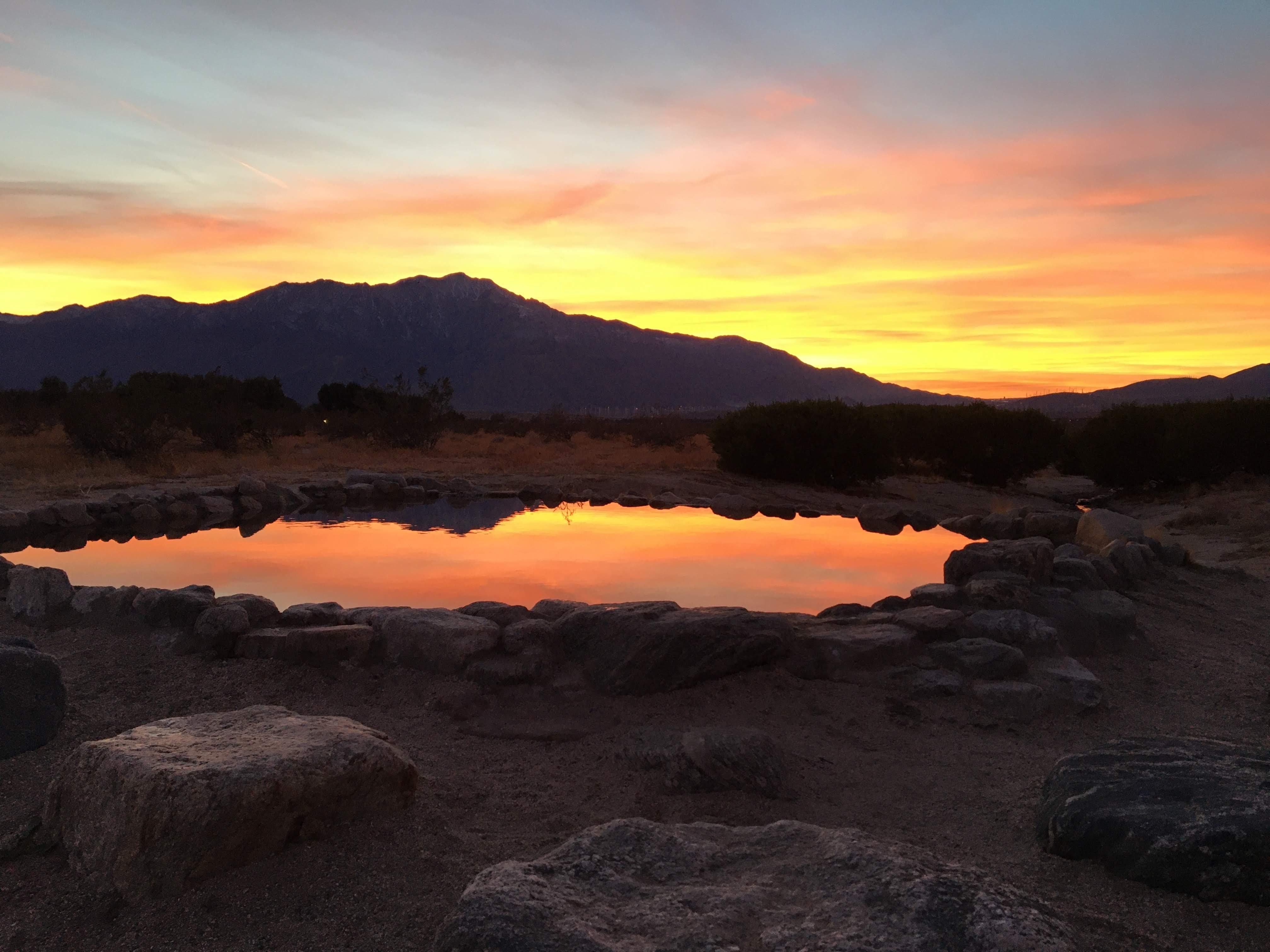 The Large Natural Hot Springs Pool