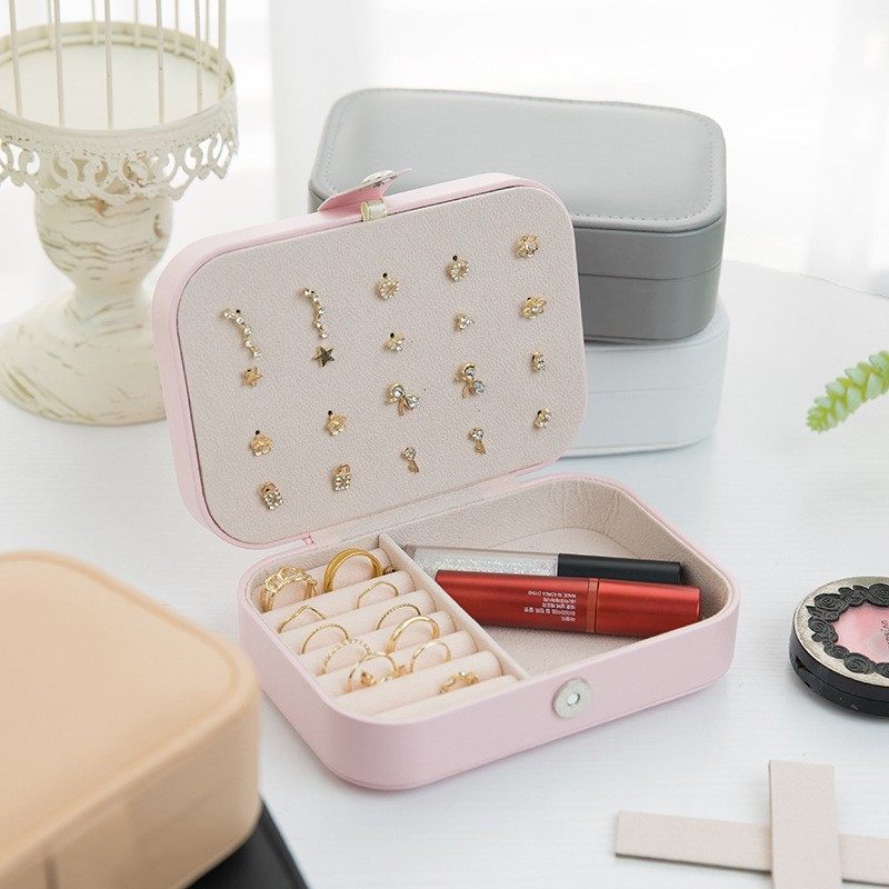 Hot sale Candy Color Multi Function Cute Jewelry Box Gift for Girls