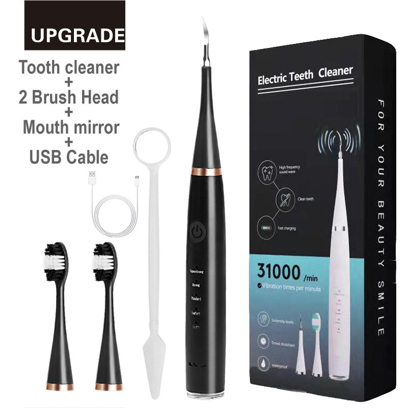 Ultrasonic electric toothbrush Dental Teeth Cleaner Tool Kit