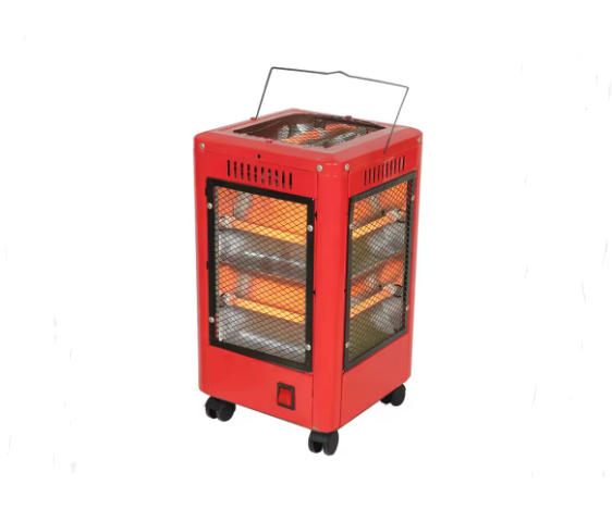 SEH004 5 Heat Setting 400/800/1200/1600W/2000W Safety Tip-over Switch Quartz Heater Winter Room Home Heater