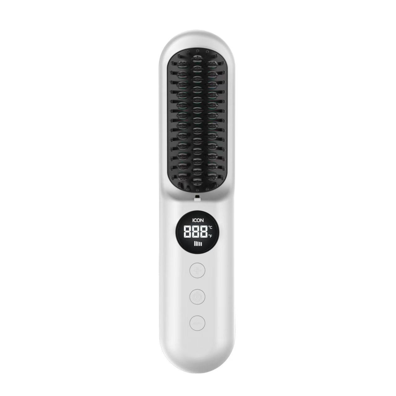 10000mA Cordless hair straightener brush hair styling tool