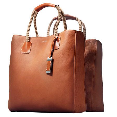 High -definition brown color texture men's leather bag