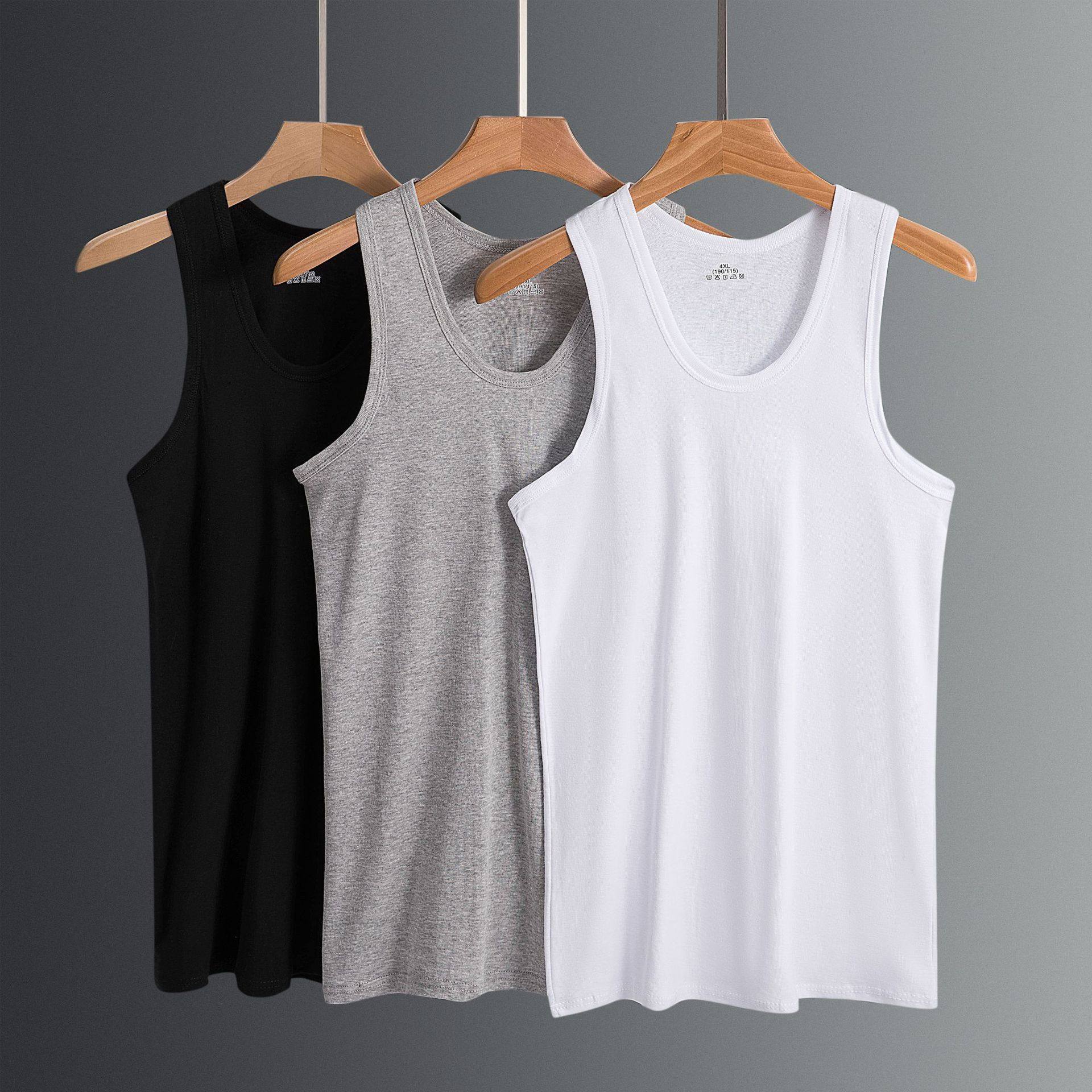 Men's 100% cotton tank vest MF1011