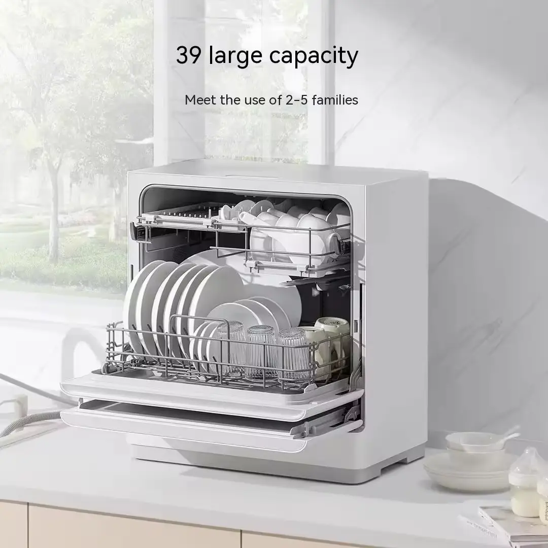 LX1505，Smart desktop dishwasher S1 Sterilization sterilization hot air cycle drying dishwasher，Energy efficiency Class B, Power (watts) 1500, Voltage (V) 220, Color Stainless steel Stleel