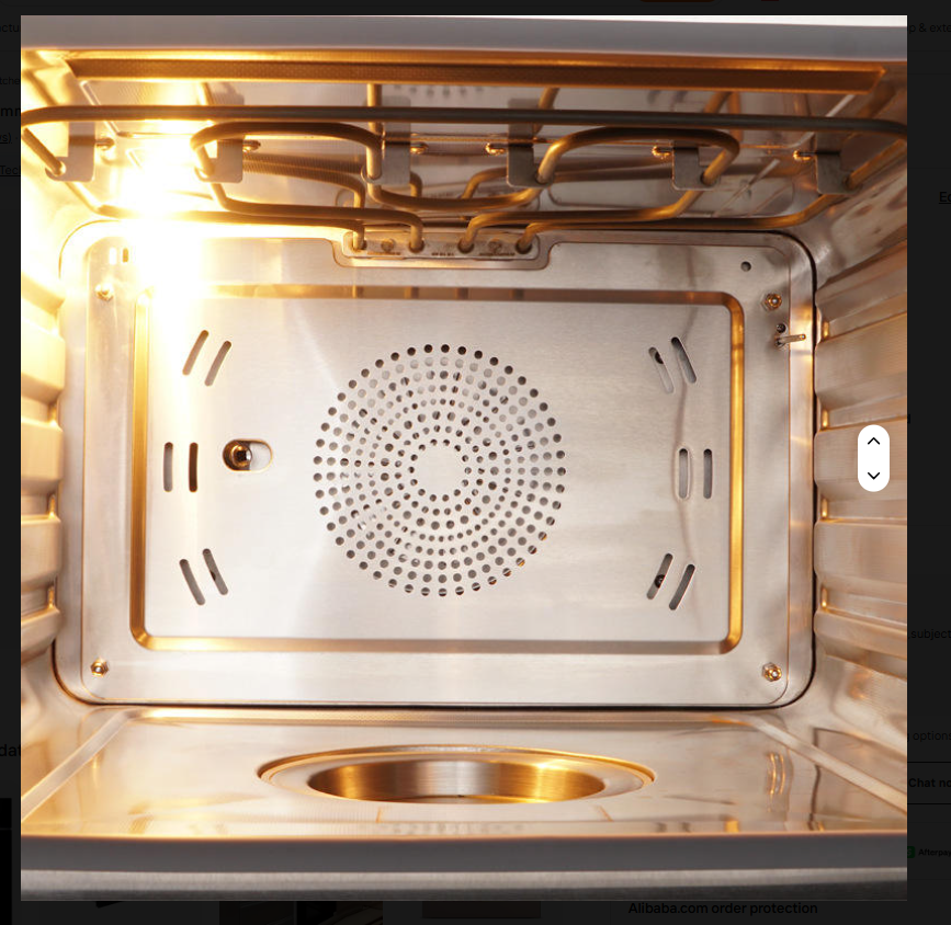 LX2306 OvenTwo in One Commercial Household Kitchen Appliance Baking Machine  60 L,  Glass Oven Door, Stainless Steel material, Power:  2100watt