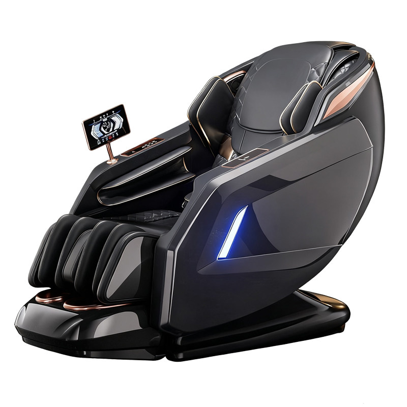 2025 Large Luxury 4D Massage Chair for Home Use: Full Body Dual Motion SL Rail Zero Gravity Luxury Space Capsule