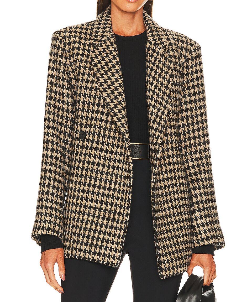 CUSTOMIZED LONG SLEEVE TWEED JACKETS BLAZERS FOR BUSINESS WOMEN