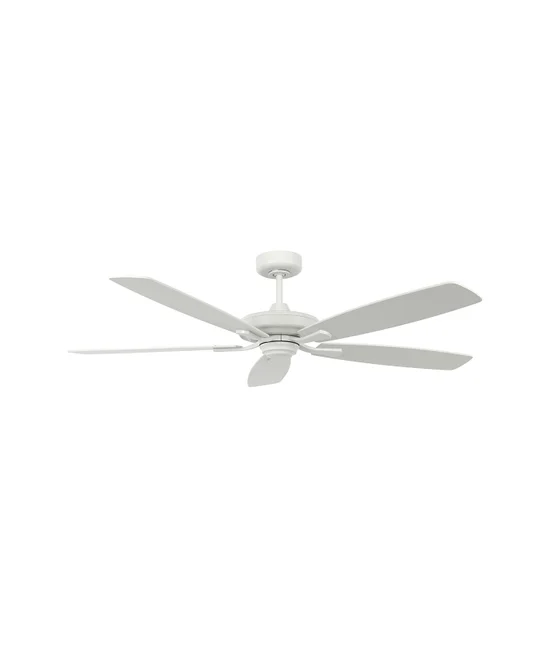 Basilica 142cm DC Fan Only in White with White/Whitewash Blades