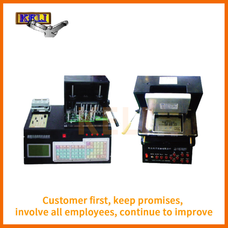 FCT functional test fixture - manual press structure