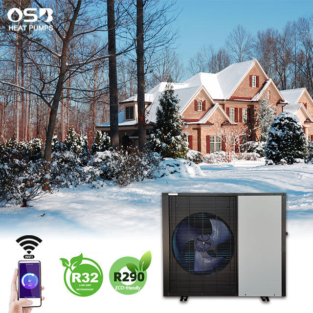 R290 A+++ Full DC Inverter Air Source Heat Pump for Water Heating DHW Function Monoblock Household Commercial