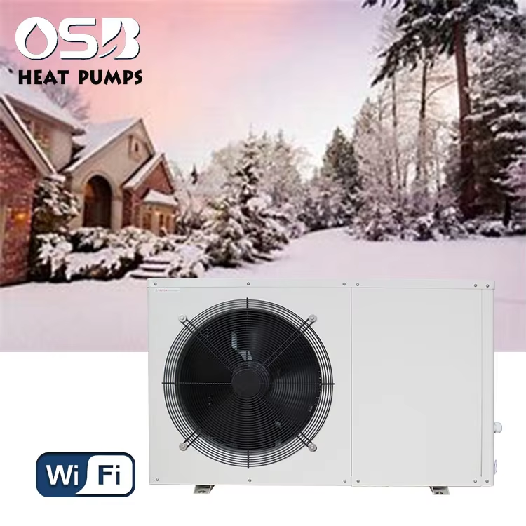 15kw EVI DC Inverter Heat Pump Air to Water Electric Water Heater with Solar Hotel & Outdoor Use Smart WiFi