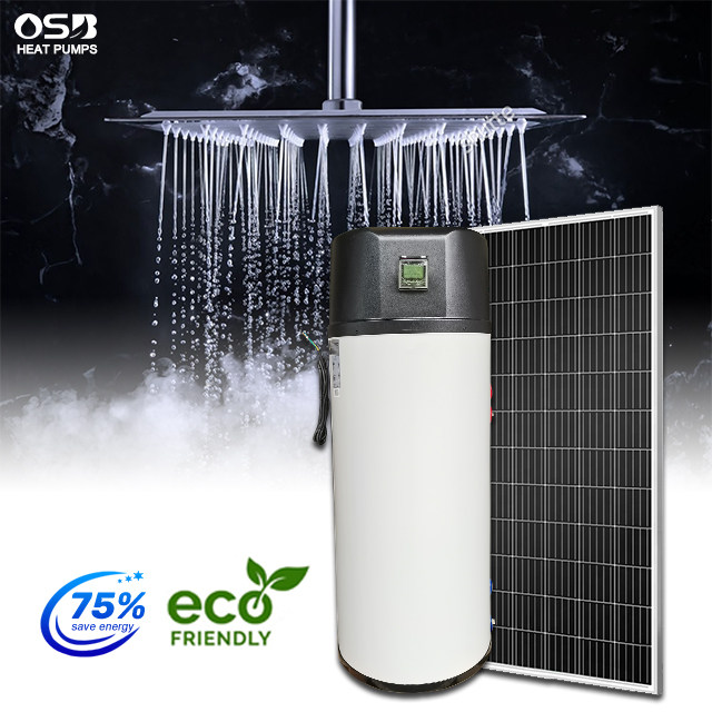 Thermodynamic All-in-One Hot Water Heat Pump with Solar Panel 100-500L