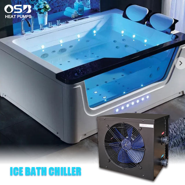 Indoor Outdoor Fast Cooling Cold Plunge Tub with Chiller