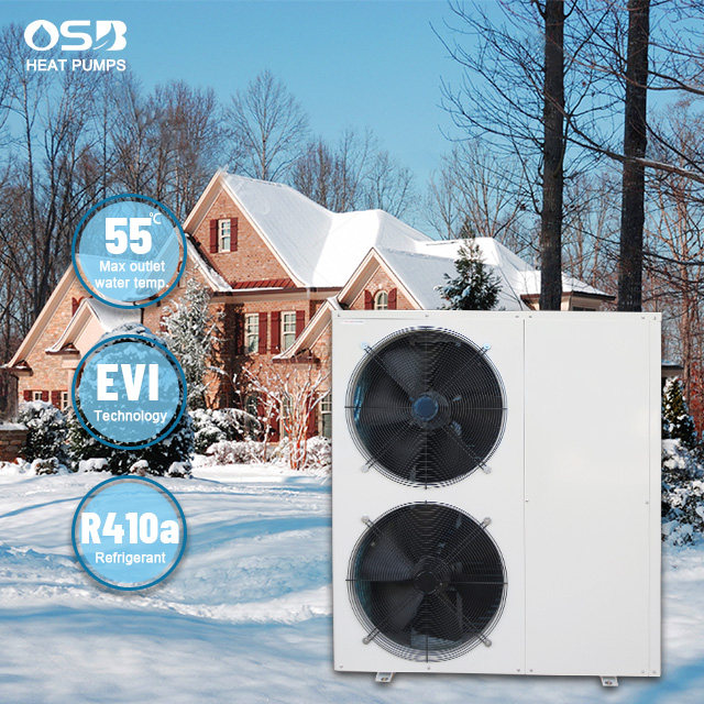 EVI Heat Pump Indoor Unit DHW House Floor Heating Heat Pump 50/60Hz