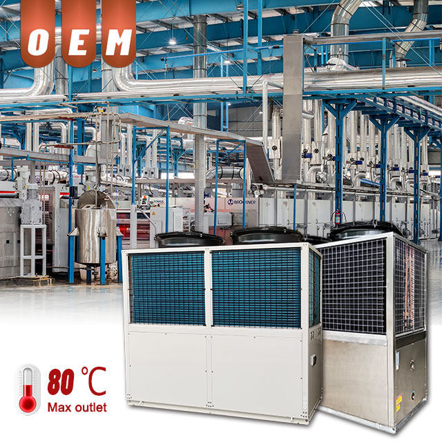 High Temperature Air Source Heat Pumps 13-70KW BH35-150T