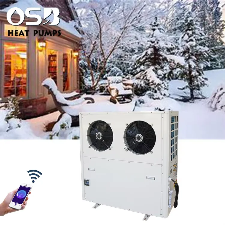 Low Temperature -25°C High Cop Household Central EVI Inverter Heat Pump