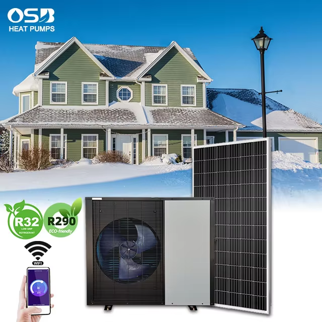 ERP A+++ R290 Air to Water  inverter Heat Pump Work with Solar WIFI APP Control
