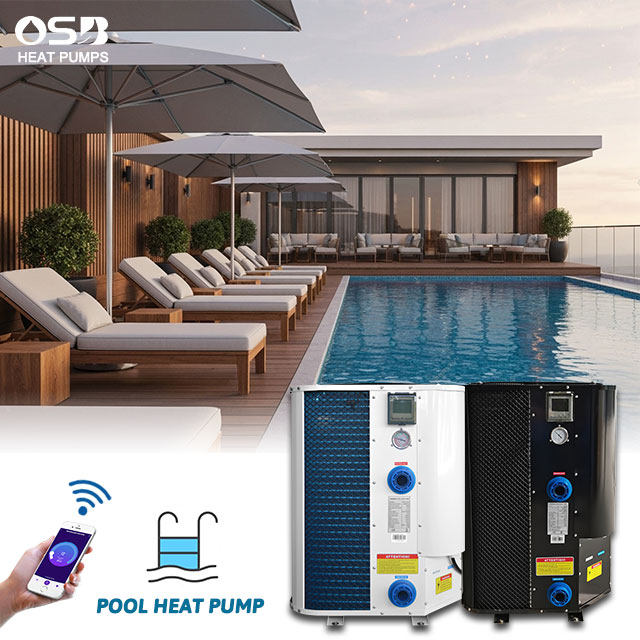 Pool Heater Swimming Pool Heat Pump Full Inverter R32 Air Source Electric Household